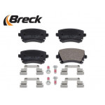 BRECK Bremsbelagsatz, Scheibenbremse